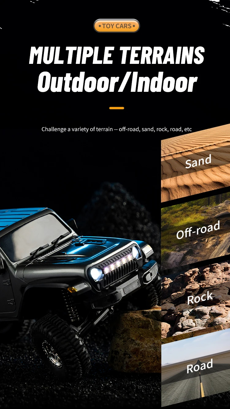 N*い様 JJRC C8801本体、トレーラーなどセット（オレンジ・緑） JJRC C8801 1/18 2.4Ghz 4WD Off-road RC Crawler